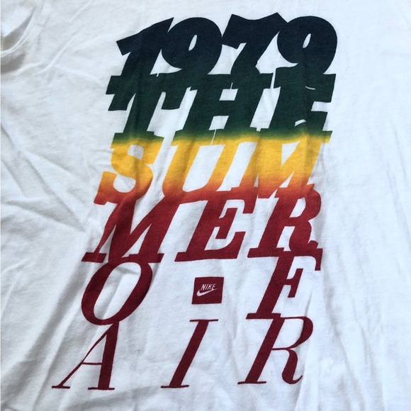 Nike 1979 The Summer of Air Logo Embroidered T Shirt Women’s Size XS - Picture 3 of 9
